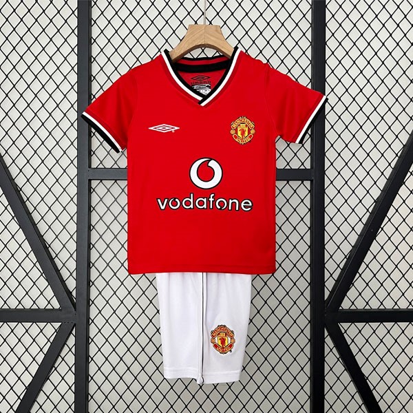 Camiseta Manchester United 1ª Niño Retro 2000 2001